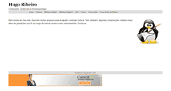 Desktop Screenshot of hugoribeiro.com.br